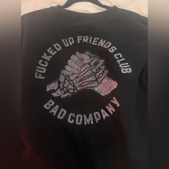 UFC Black Graphic Crewneck Sweater - Picture 3 of 4